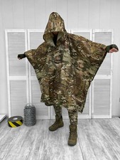 Poncho raincoat multicam on