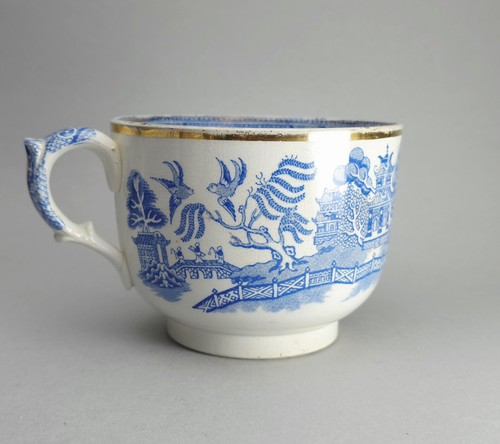 Blue willow pattern jumbo mug - willow,