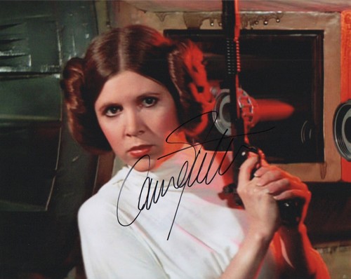 Carrie fisher signed - carrie,