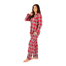 Womens Cotton Flannel Checked