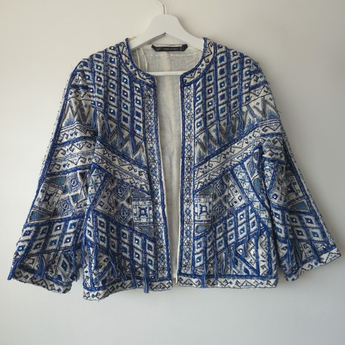 Zara embroidered embellished - zara,
