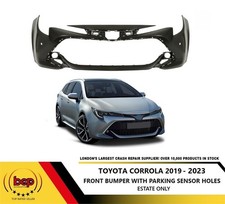 TOYOTA COROLLA 2019 - 2023 FRONT BUMPER WITH 4 PARKING SENSORS HOLES ESTATE