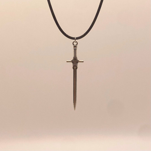 Sword pendant necklace gothic - sword,