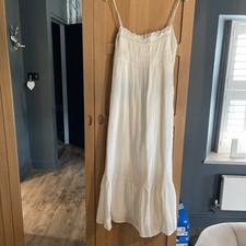 Zara Cream Summer Dress - Size