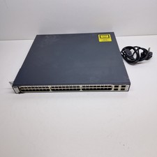 Cisco Catalyst WS-C3750G-48PS-E 48 Ethernet 10/100/1000 Network Switch