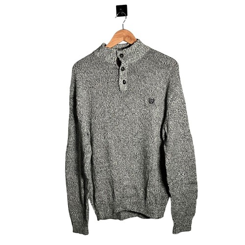 Chaps jumper mens grey - grey, mock