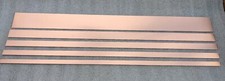 Thin Copper Strips 1 meter long, 0.9mm & 1.2mm thick - ( 10mm up to 250mm wide)