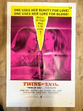 Twins of Evil  - 1972 Hammer Horror Classic Original U.S One Sheet Movie Poster