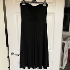 Sosandar Boob Tube Strapless Black Dress Women’s Size 12 UK