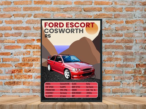 Ford escort cosworth - rs, print