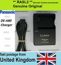 Genuine PANASONIC DE-A80 Charger DMW-BLC12e DMC-G80,G7 G6 G5 GH2 GX8 FZ300 FZ200