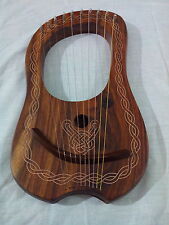 Lyra Harp Rosewood 10 Metal Strings/Rosewood Lyre Harp Metal Strings Free Case
