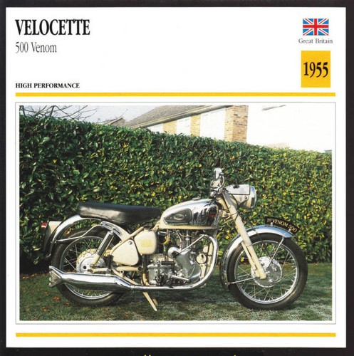 1955 velocette 500cc venom - 500cc,