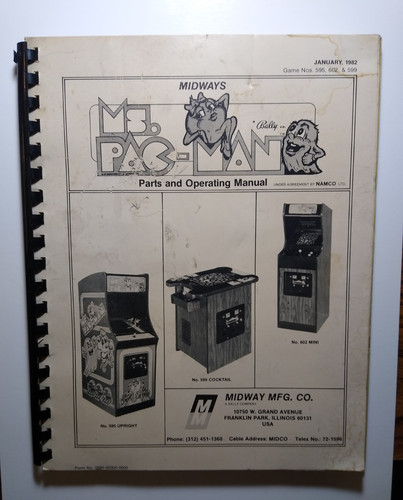 Midway pac man arcade - ms, pac-man