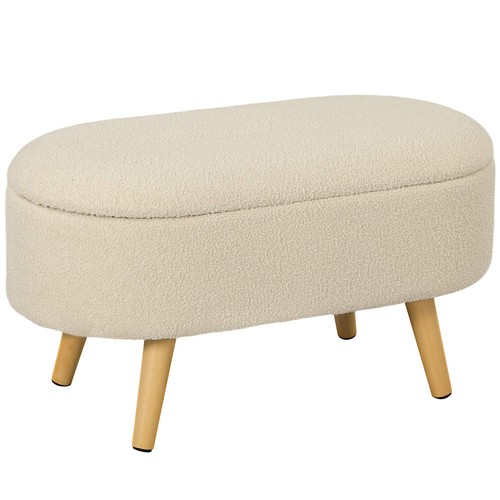 Homcom ottoman storage bench - storage,