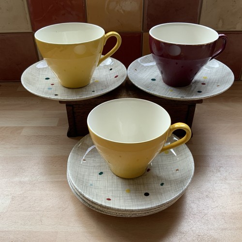 Meakin tea cups 6 - &, 3