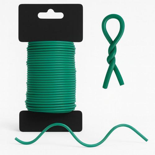 10m green garden wire - wire, tie