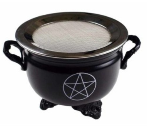 Cauldron pentagram with - cauldron,