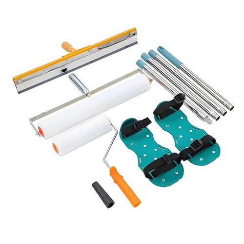 Self levelling cement - self-levelling, tool