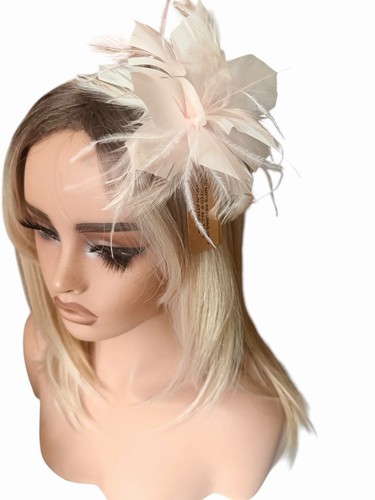 Pale pink feather - feather, fascinator