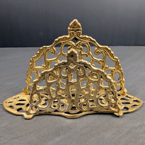 Vintage solid brass letter - vintage,