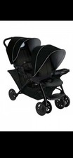 Graco Stadium Duo Tandem Twin Seat Buggy Stroller Pushchair - Black / Grey