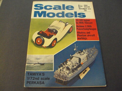 Scale models nov 1971 tamiya - 1971, tamiya's