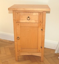 Solid Maple Bedside Cabinet Table Cupboard from John Lewis