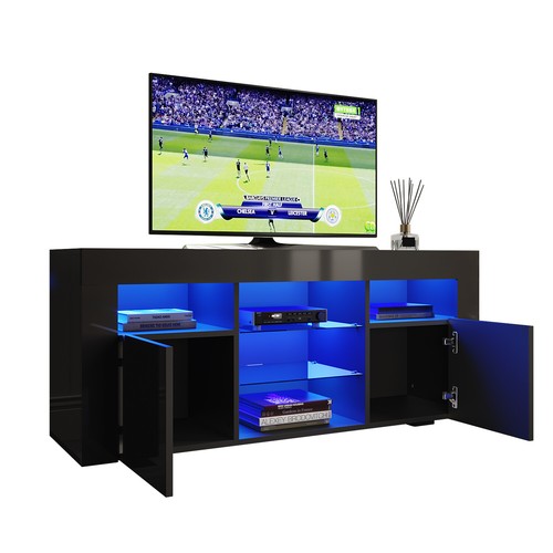High gloss table stand - high, tv