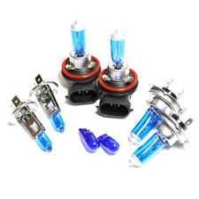 55w Super White Xenon HID High/Low/Fog/Side Light Headlight Bulbs Set
