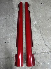 MERCEDES A CLASS A200 W176 2013 AMG SIDE SKIRTS PAIR RIGHT LEFT RED 245