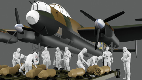 Wwii raf lancaster bomb - raf,