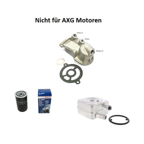 Oil filter holder - oil, holder+oil