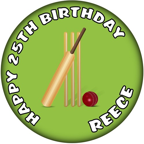 Personalised cricket happy - cricket,
