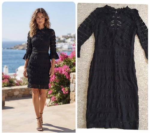 Lipsy black dress - black, size