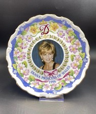 Diana Princess Of Wales 1996 Limited Edition Commemorative Plate By Peter Jones