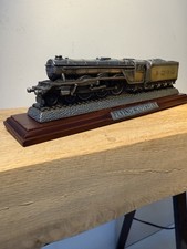 Flying Scotsman LNER Compulsion gallery -Pewter Sculpture Train Model -art piece