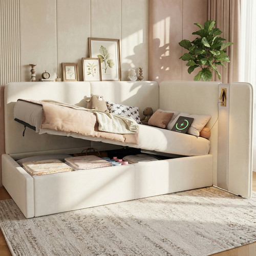 3ft single ottoman bed - 3ft,