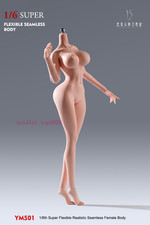 1/6 Pale Skin Large Breast 12"