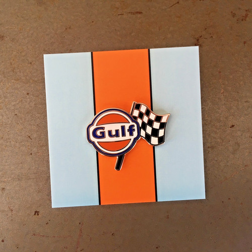 Gulf racing checkered - gulf,