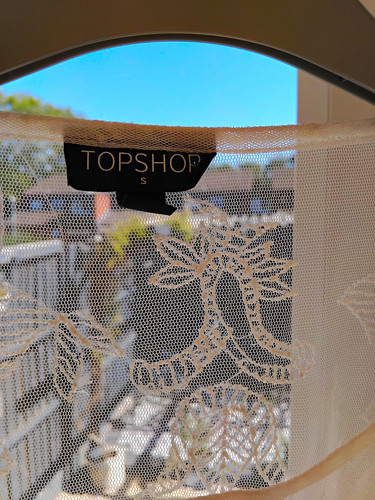 Topshop womens ivory floral - womens,