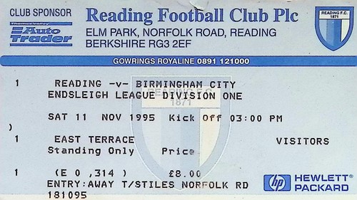 Reading birmingham city - reading, v