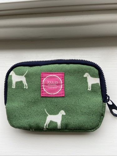 Joules zipped coin purse dog - zipped,