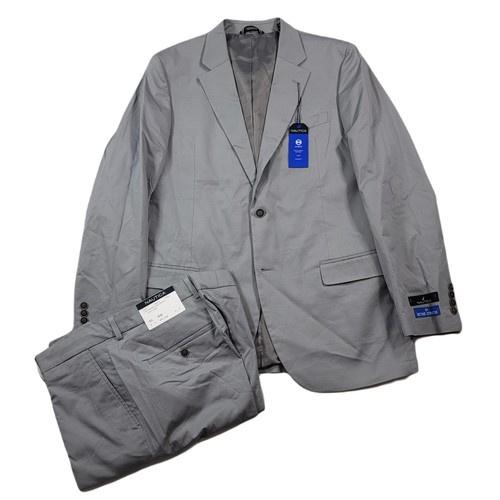 Nautica cotton suit mens 42l - cotton,