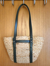 Zara Jute Small Tote Bag Women