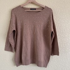 Bonmarche women beige top - bonmarche,