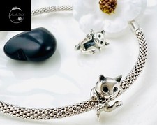 Sterling Silver 925 Charm Cat