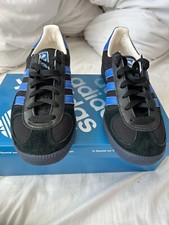 Size UK 8 - adidas Barrowland SPZL Low Black Night Navy