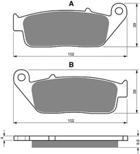 Goldfren S33 Brake Pads Front