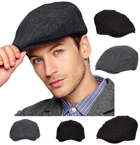 Mens flat cap - gatsby, tweed